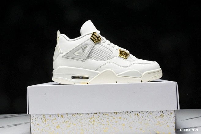 Retro 4 Metallic Jordan Gold AQ9129-170 0910